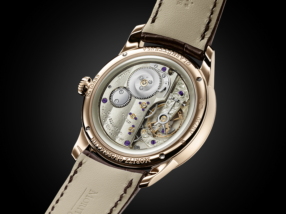 モリッツ・グロスマンが伝統的なダイヤル装飾技法を用いた テフヌート